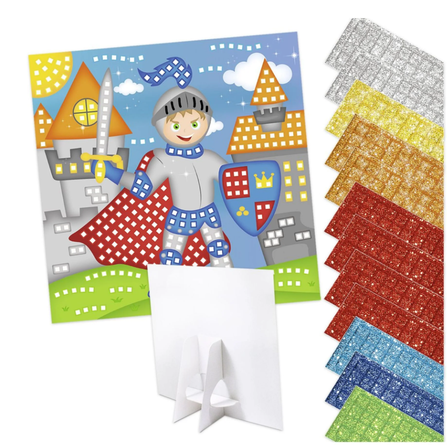 Mossgummi Mosaik Glitter - Ritter